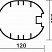 Футбольные ворота 7,32х2,44 стационарные SPW-AG-732-2P